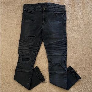 Asos Motorcycle Skinny Jeans